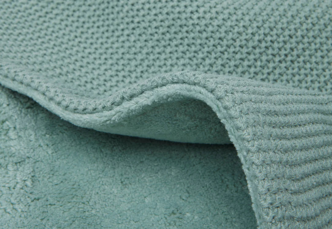 Couverture polaire - Basic Knit Vert d'Eau