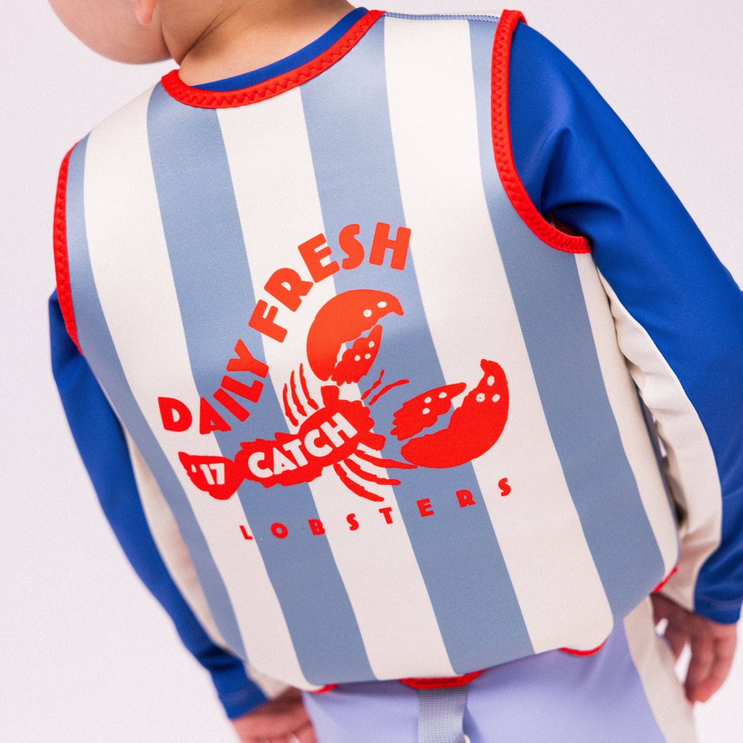 Gilet de natation - Homard Rouge/Bleu - 2/3 ans