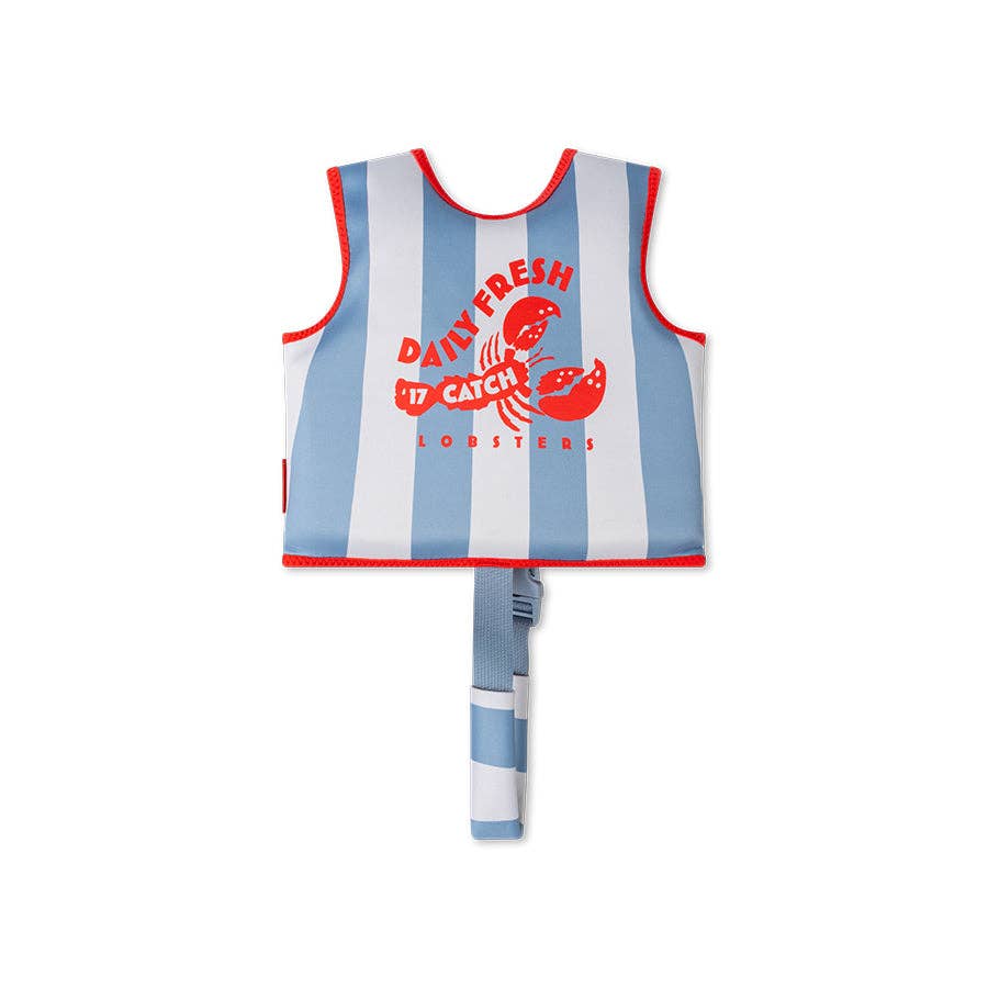 Gilet de natation - Homard Rouge/Bleu - 2/3 ans