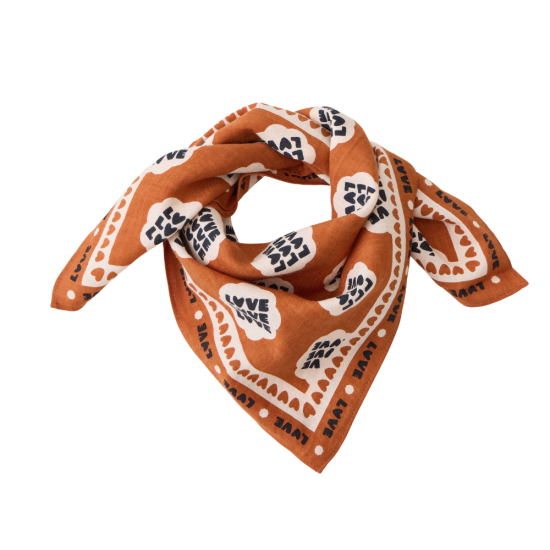 Foulard Lollilove - Marron/Noir