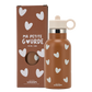 Gourde 350ml - Cœurs Caramel