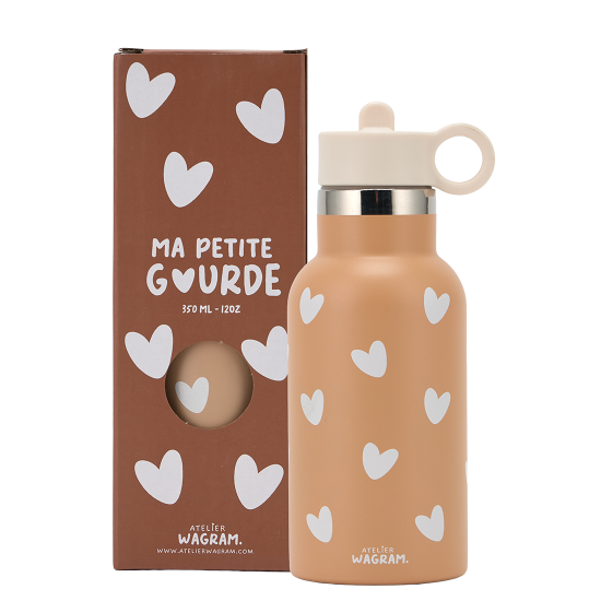 Gourde 350ml - Cœurs Nougat