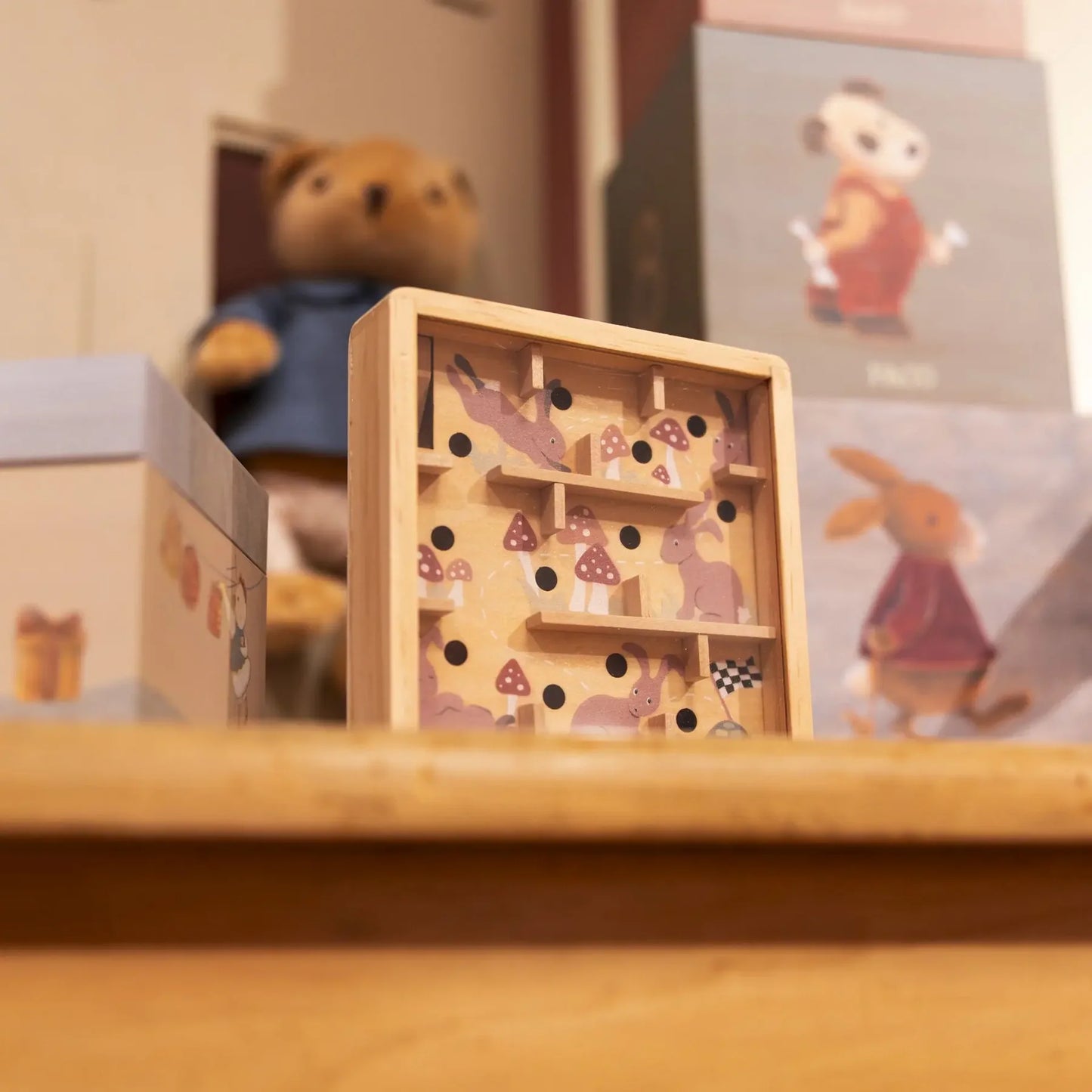 Labyrinthe en bois - Lapins