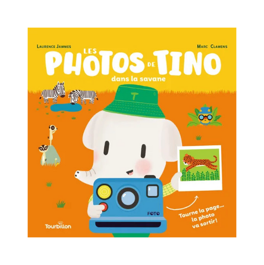 Livre animé - Les photos de Tino dans la savane