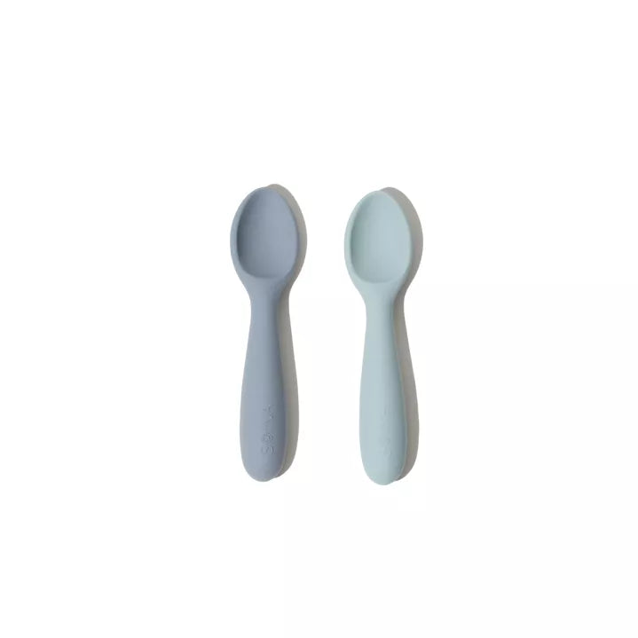 Set de 2 cuillères 2ème âge - Bleu/Gris