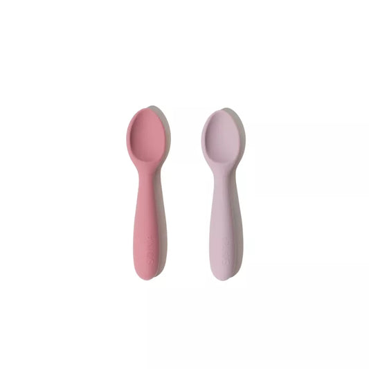 Set de 2 cuillères 2ème âge - Rose/Lilas