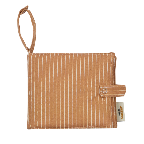 Album photo tissu - Rayures Fines