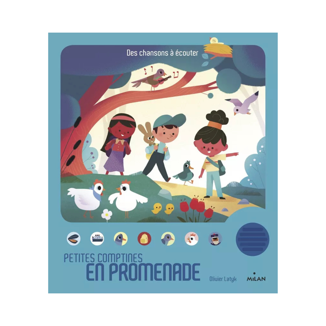 Livre à écouter - Comptines en promenade