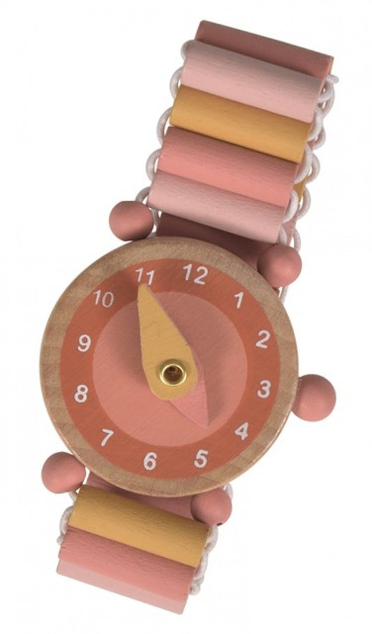 Montre en bois - Rose