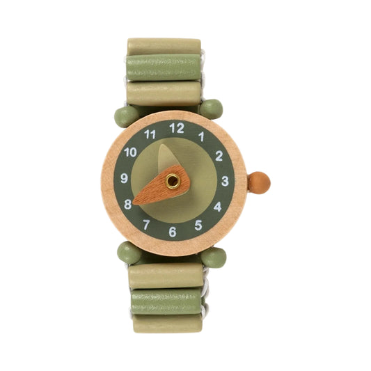 Montre en bois - Vert