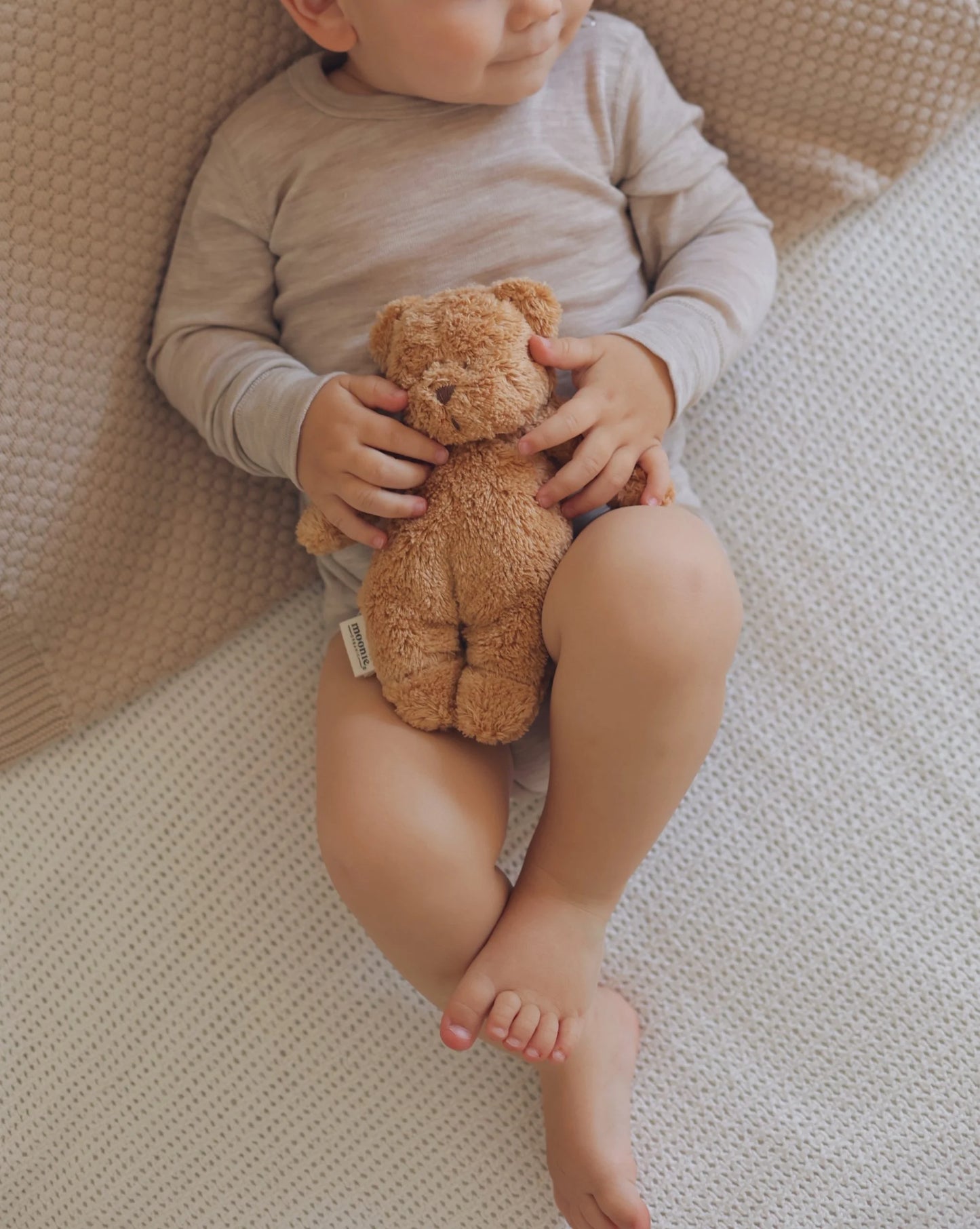 Peluche sensorielle - Moonie Ourson Cappuccino