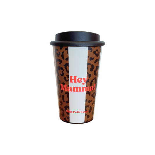 Mug Hey Mamma! - Rayé Léopard