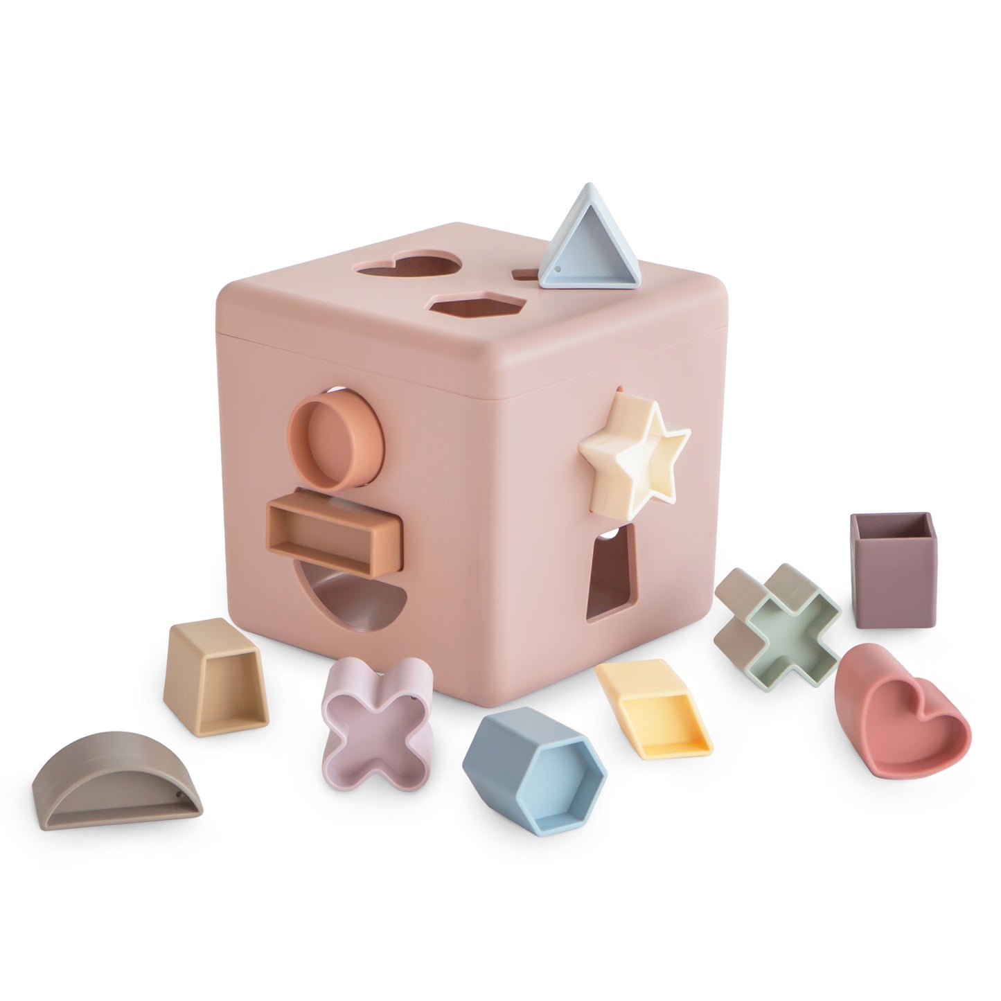 Cube de formes - Pastel