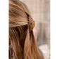 Pince à cheveux "cœur" - Pailleté doré