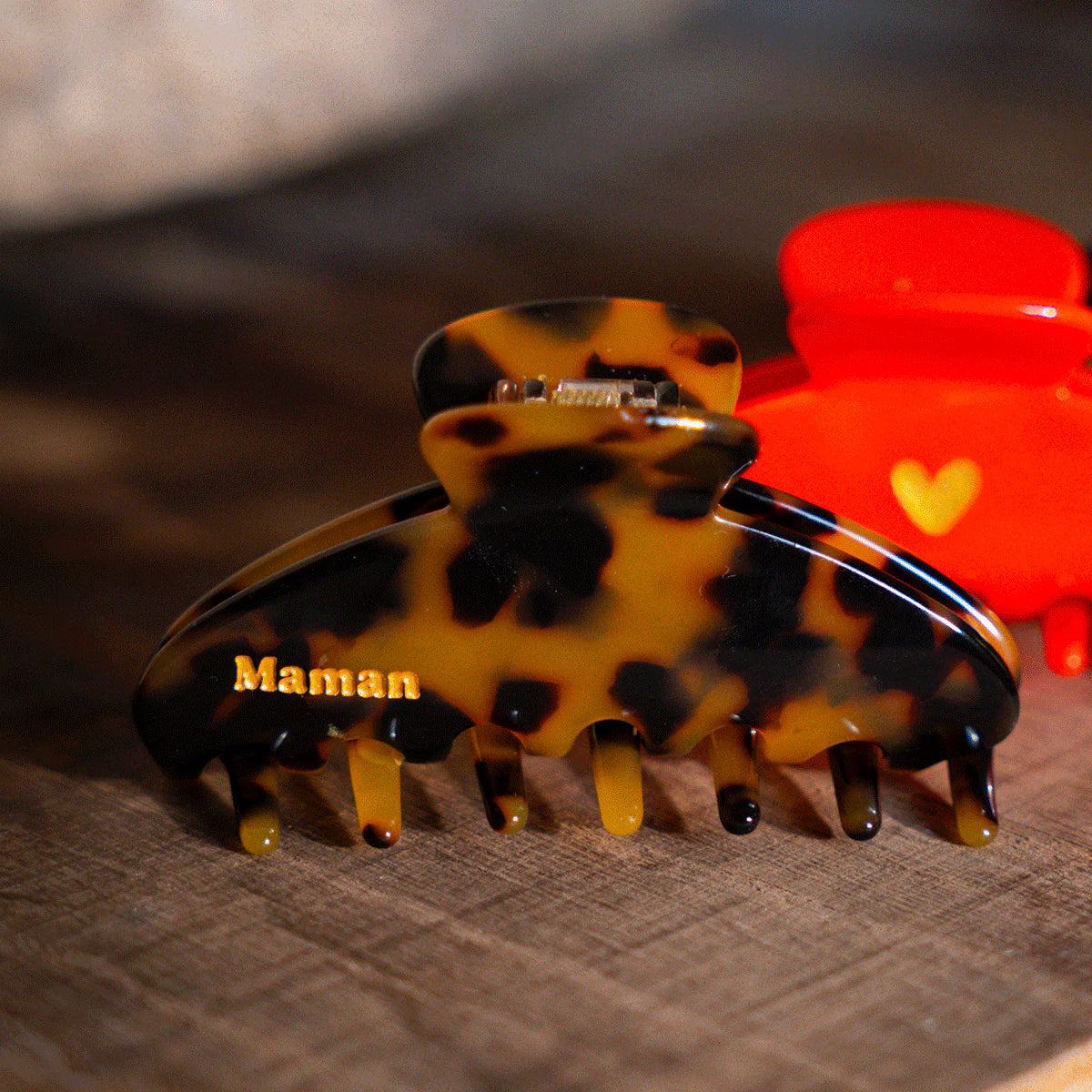 Pince à cheveux Maman - Léopard