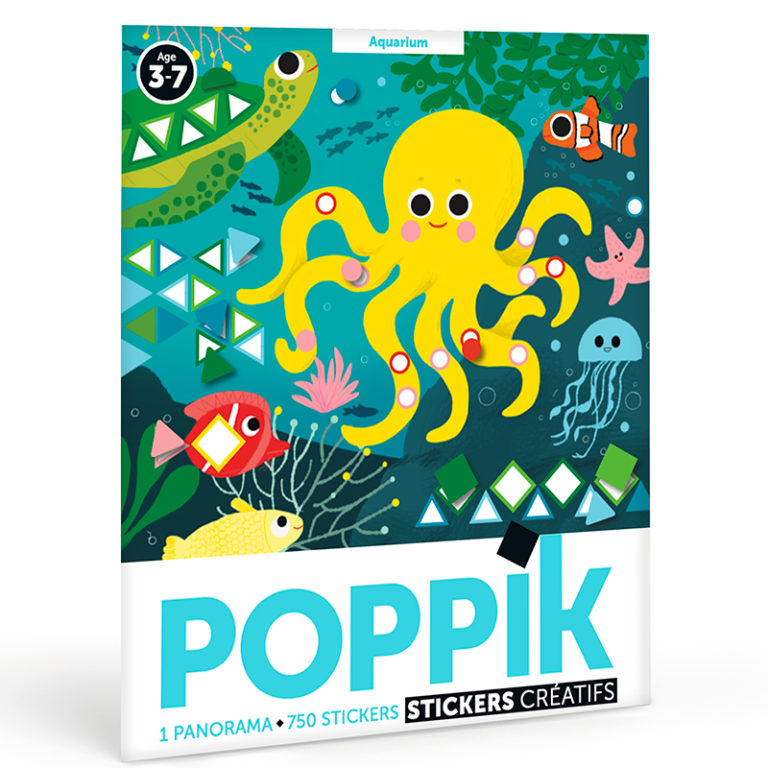 Box stickers repositionnables - Aquarium