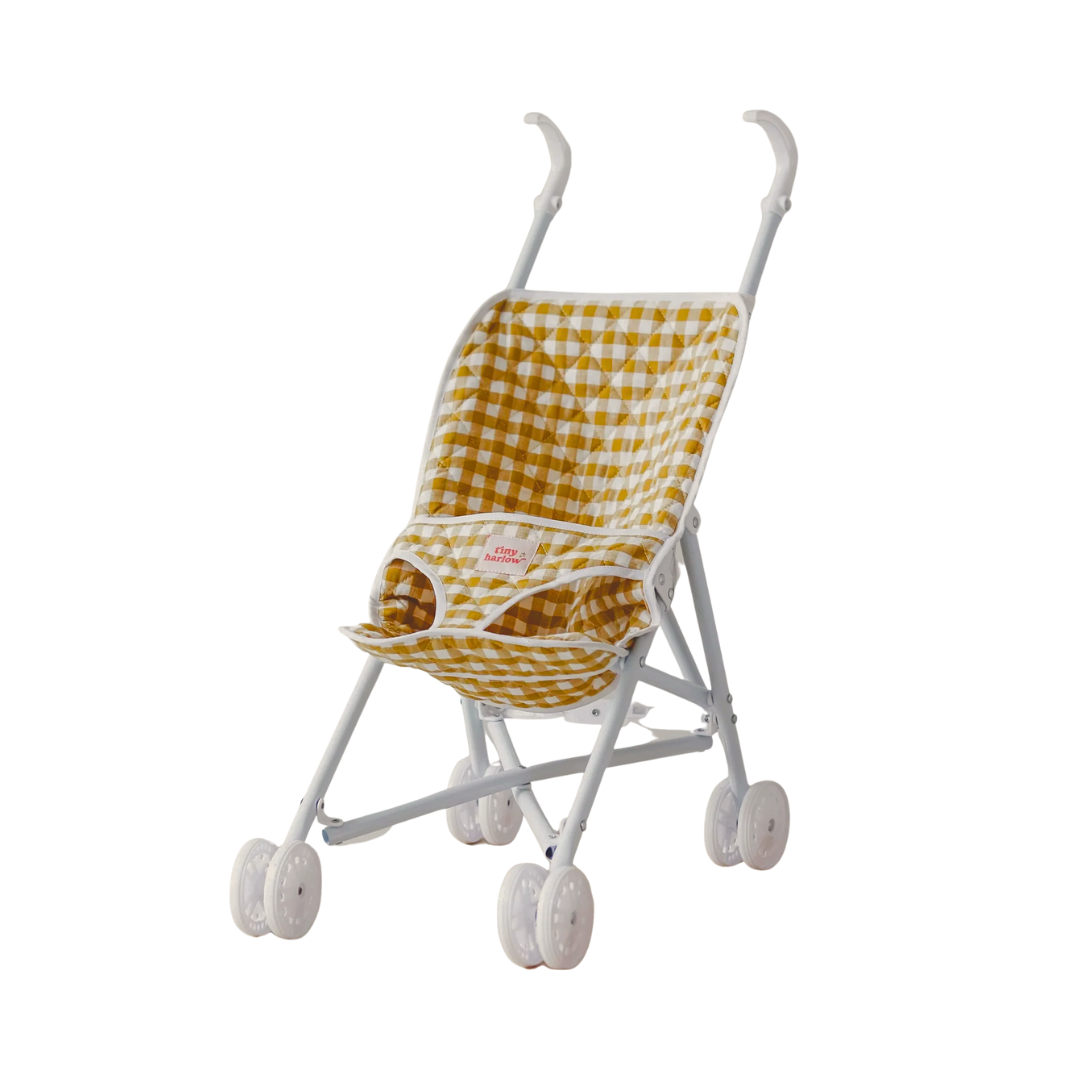 Poussette canne - Vichy Marron