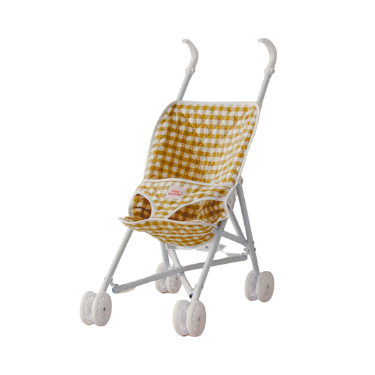 Poussette canne - Vichy Marron