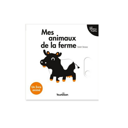 Livre Noir&Blanc - Mes animaux de la ferme