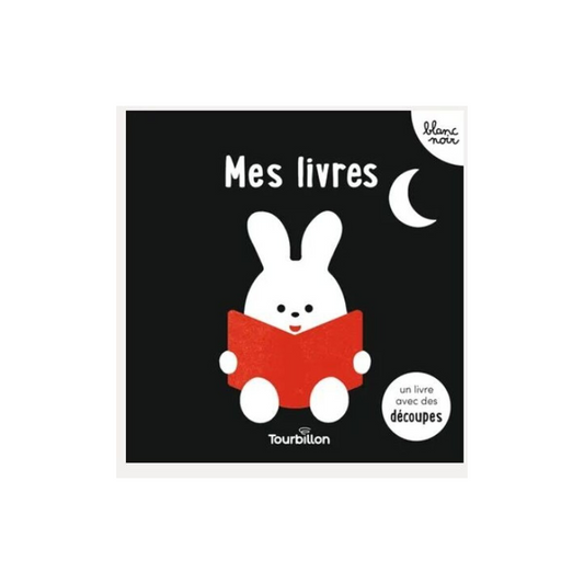 Livre Noir&Blanc - Lapin "Mes livres"
