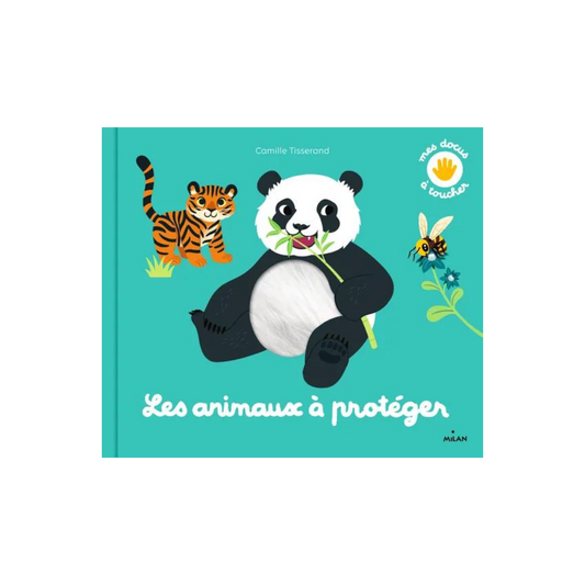 Livre à toucher - Les animaux à protéger