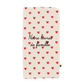 Protège livret de famille - Petits Cœurs Rouge