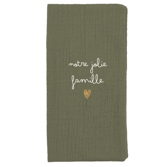 Protège livret de famille - Vert Olive