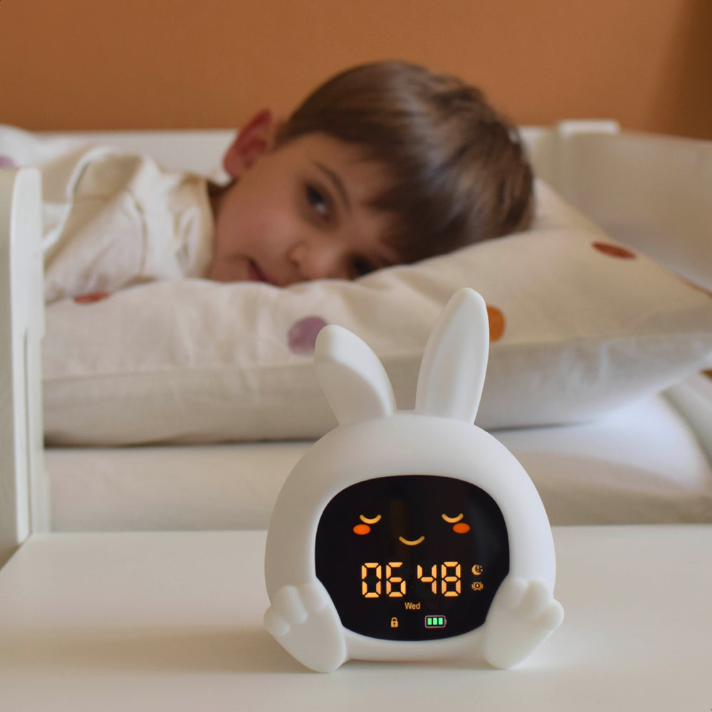 Réveil éducatif lapin - Sarah