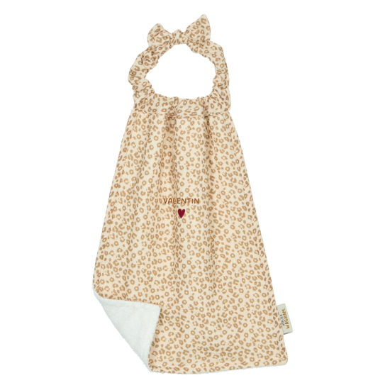 Serviette de cantine - Léopard Beige