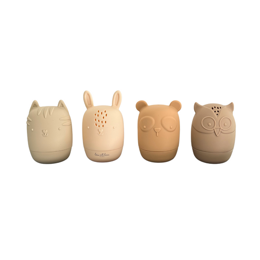 Set de 4 jouets bain - Naturel