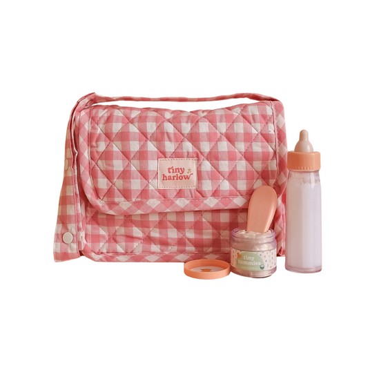 Pack sac à langer - Vichy Rose