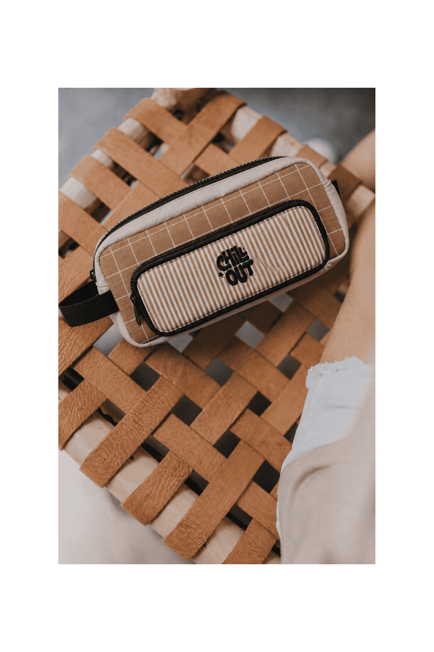Trousse Lina - Square Caramel