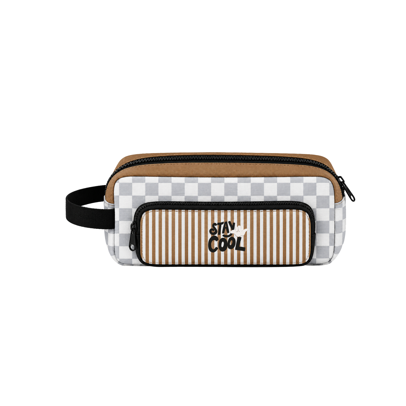 Trousse Lina - Damier Écume