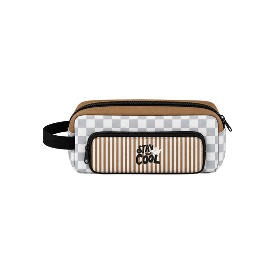 Trousse Lina - Damier Écume