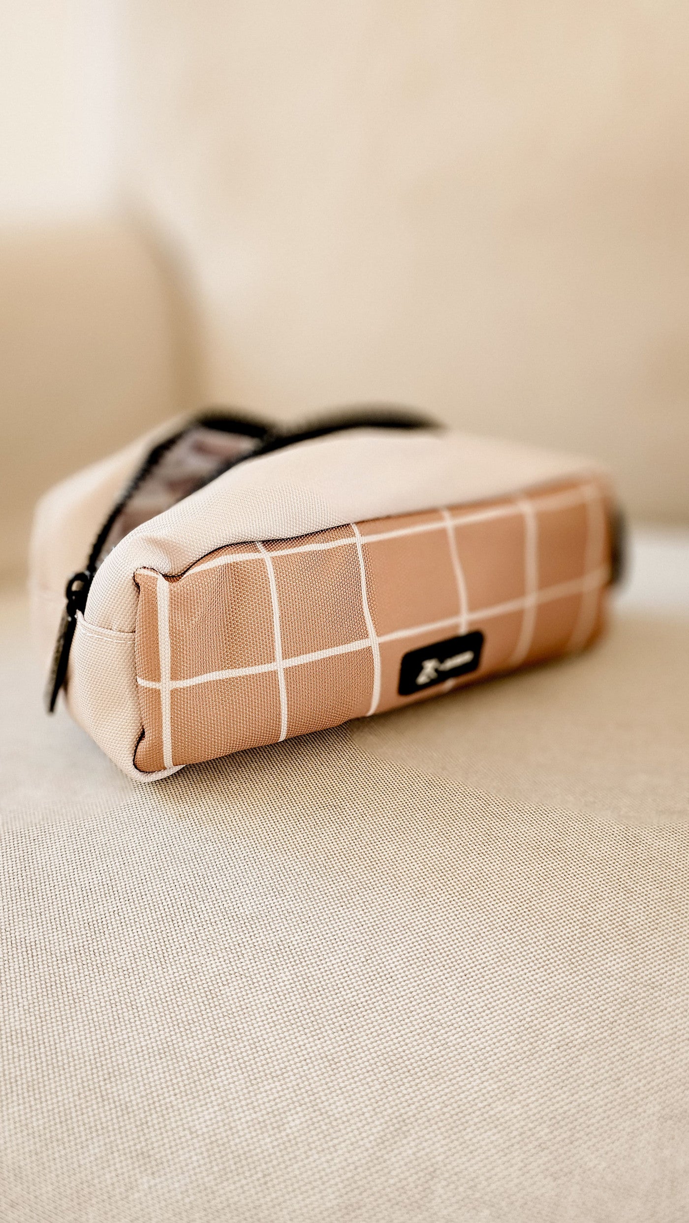Trousse Zoé - Square Caramel