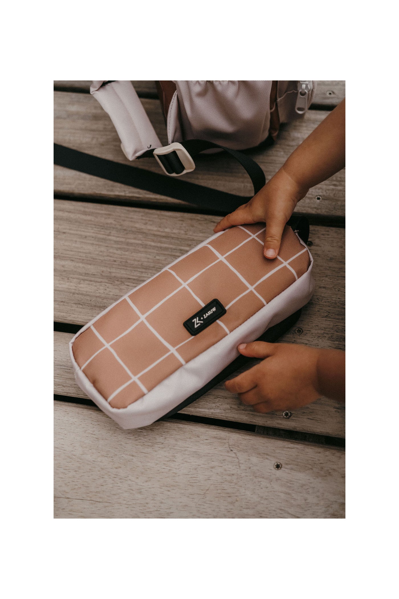 Trousse Zoé - Square Caramel