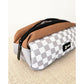 Trousse Zoé - Damier Écume
