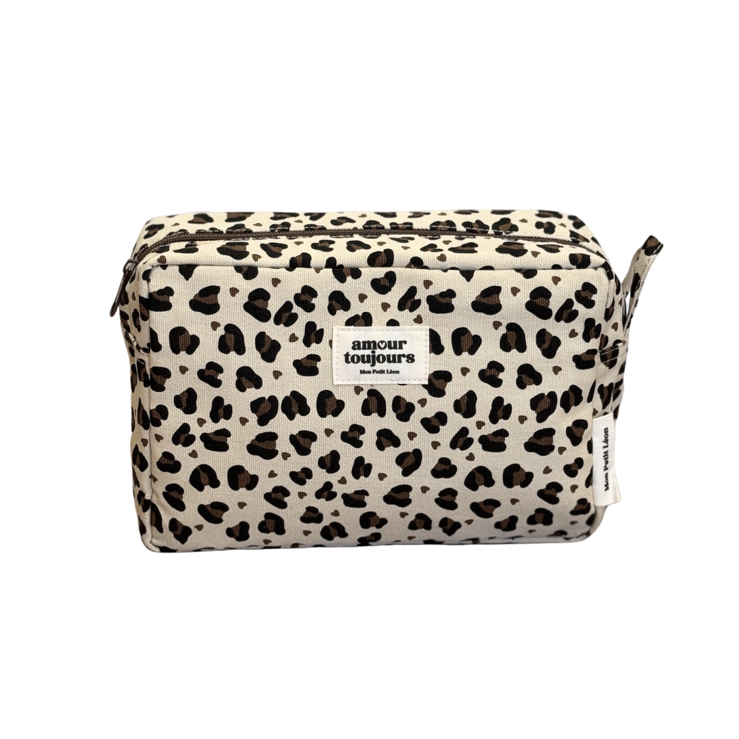 Trousse AMOUR TOUJOURS - Léopard Beige