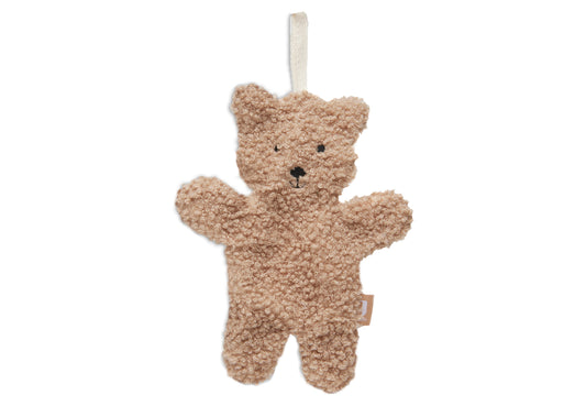 Attache-tétine/Doudou - Teddy bear - Biscuit