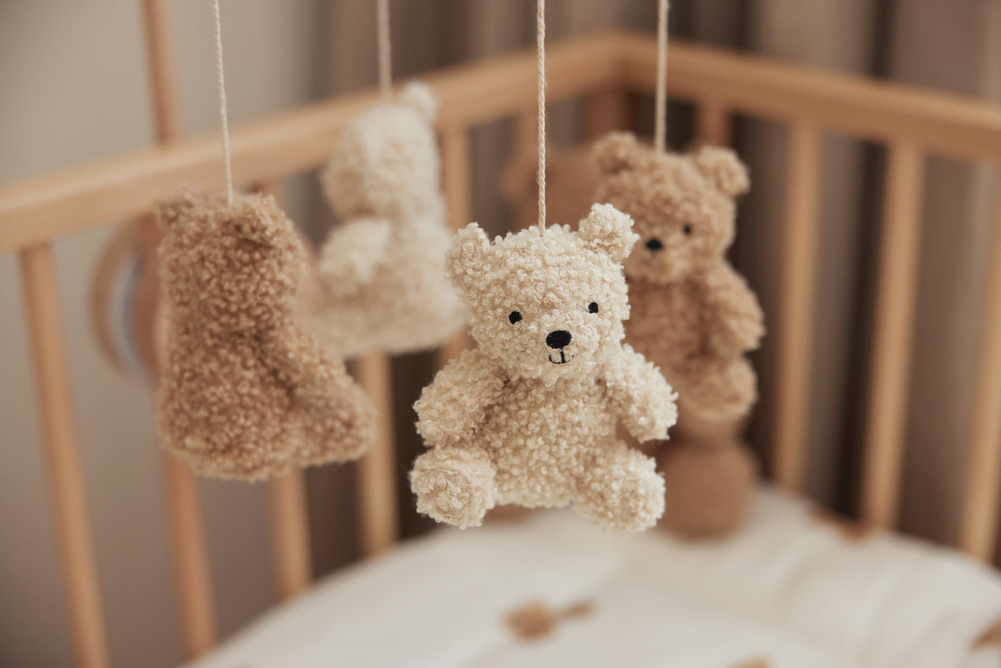 Mobile Teddy bear - Naturel/Biscuit