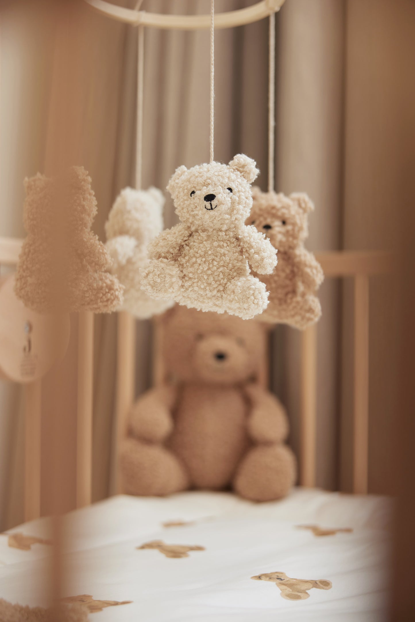 Mobile Teddy bear - Naturel/Biscuit