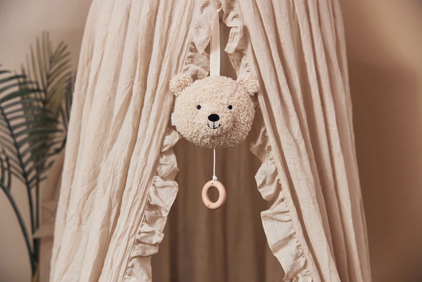 Peluche musicale Teddy bear - Naturel